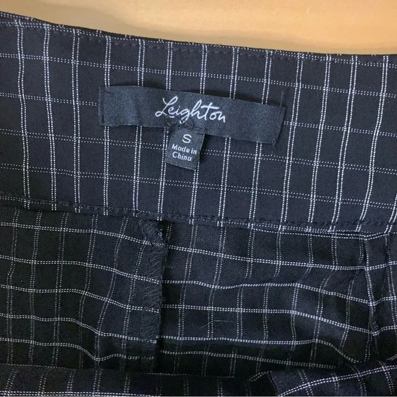 Black White Plaid Mini Skirt Size Small New With Tag Womens Checkered Y2K - Picture 6 of 6